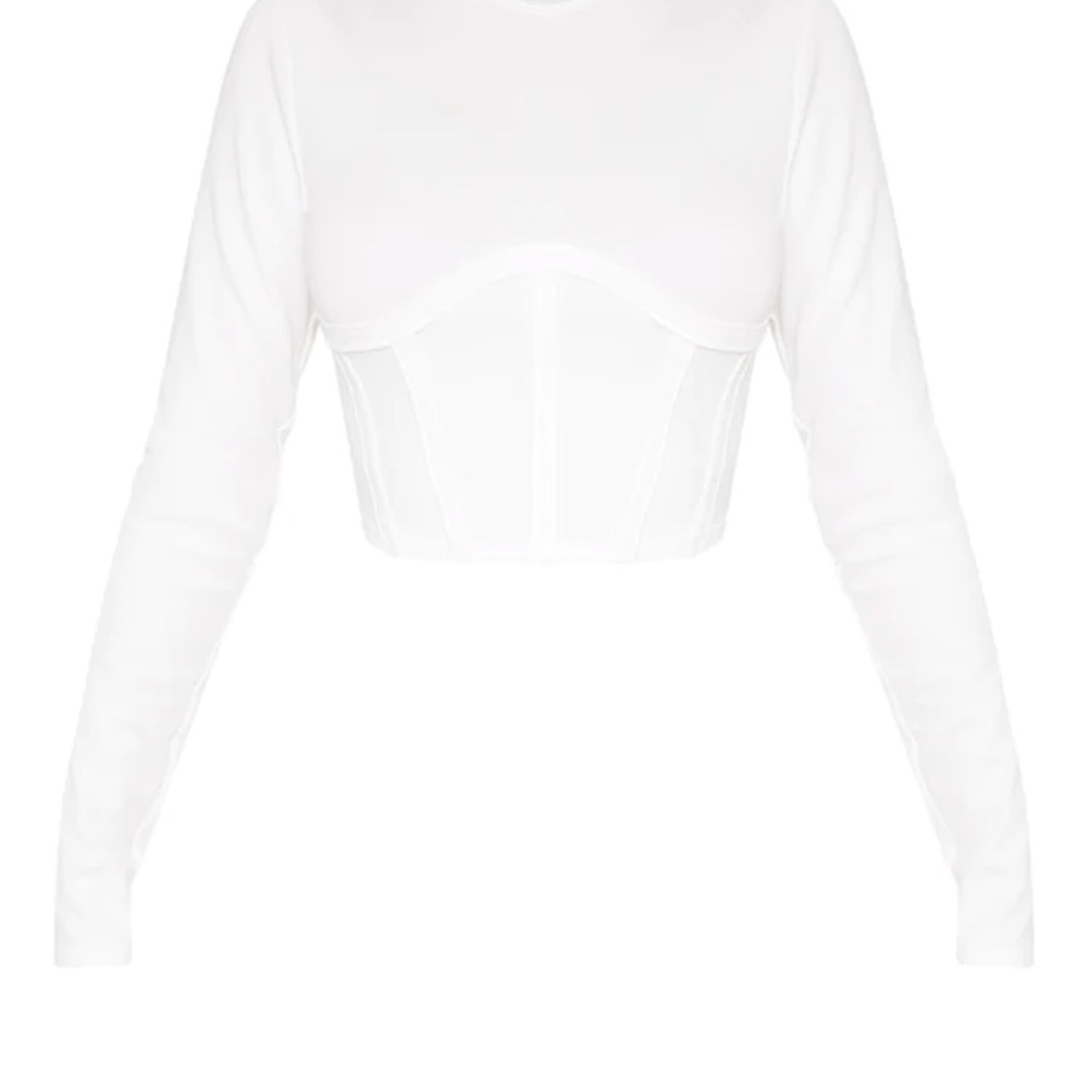 White Crop top